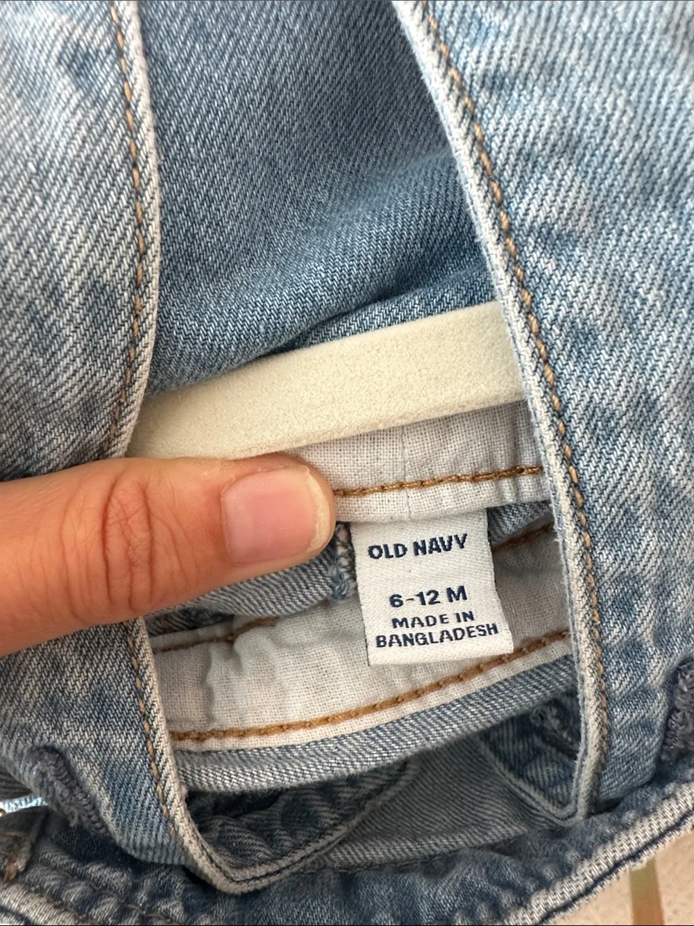 Old Navy Light Blue Denim Overall Dress for Kids